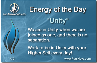 Paul Hoyt Energy of the Day - Unity 2016-01-02