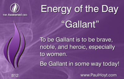 Paul Hoyt Energy of the Day - Gallant 2016-02-11