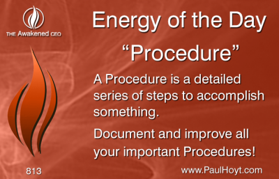 Paul Hoyt Energy of the Day - Procedure 2016-02-12
