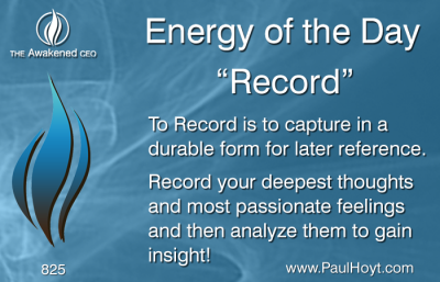 Paul Hoyt Energy of the Day - Record 2016-02-24