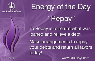 Paul Hoyt Energy of the Day - Repay 2016-02-01