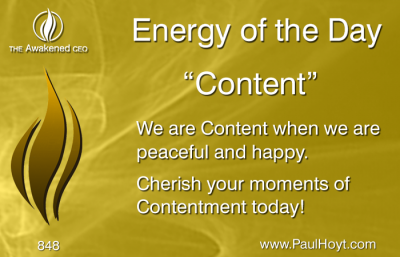Paul Hoyt Energy of the Day - Content 2016-03-18