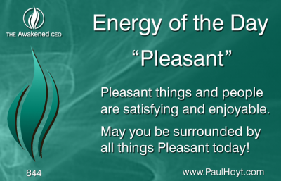Paul Hoyt Energy of the Day - Pleasant 2016-03-14