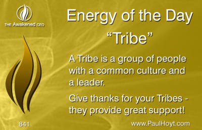 Paul Hoyt Energy of the Day - Tribe 2016-03-11