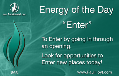 Paul Hoyt Energy of the Day - Enter 2016-04-02