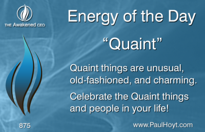 Paul Hoyt Energy of the Day - Quaint 2016-04-14