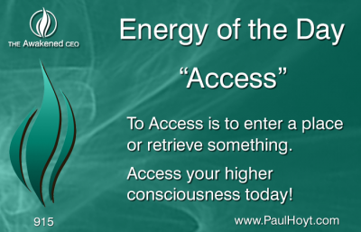 Paul Hoyt Energy of the Day - Access 2016-05-24