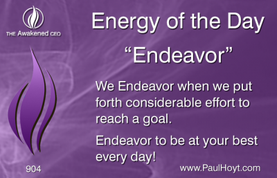Paul Hoyt Energy of the Day - Endeavor 2016-05-13