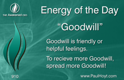Paul Hoyt Energy of the Day - Goodwill 2016-05-19