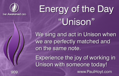 Paul Hoyt Energy of the Day - Unison 2016-05-18