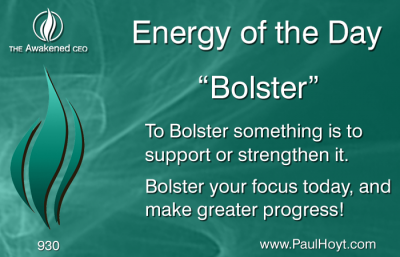 Paul Hoyt Energy of the Day - Bolster 2016-06-08