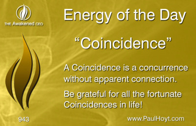 Paul Hoyt Energy of the Day - Coincidence 2016-06-21