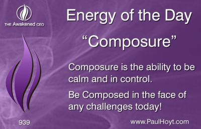 Paul Hoyt Energy of the Day - Composure 2016-06-17