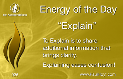 Paul Hoyt Energy of the Day - Explain 2016-06-04