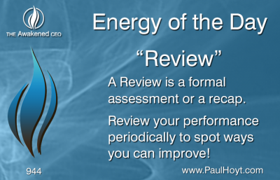 Paul Hoyt Energy of the Day - Review 2016-06-22