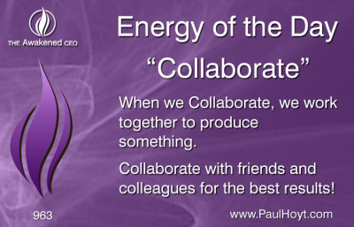 Paul Hoyt Energy of the Day - Collaborate 2016-07-11
