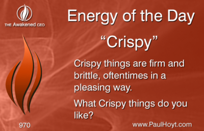 Paul Hoyt Energy of the Day - Crispy 2016-07-18