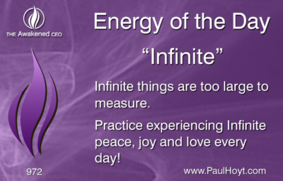 Paul Hoyt Energy of the Day - Infinite 2016-07-20