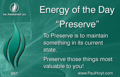 Paul Hoyt Energy of the Day - Preserve 2016-07-05