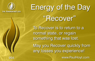 Paul Hoyt Energy of the Day - Recover 2016-07-02