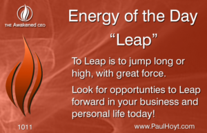 Paul Hoyt Energy of the Day - Leap 2016-08-28