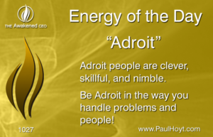 Paul Hoyt Energy of the Day - Adroit 2016-09-13