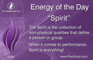 Paul Hoyt Energy of the Day - Spirit 2016-09-24