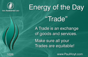 Paul Hoyt Energy of the Day - Trade 2016-09-12