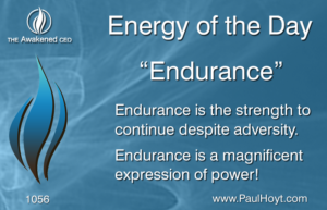 Paul Hoyt Energy of the Day - Endurance 2016-10-11