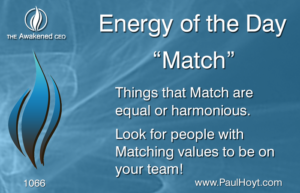 Paul Hoyt Energy of the Day - Match 2016-10-21
