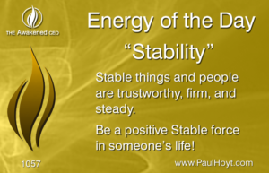 Paul Hoyt Energy of the Day - Stability 2016-10-12