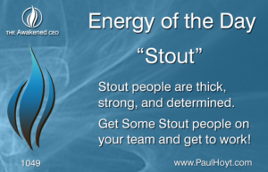 Paul Hoyt Energy of the Day - Stout 2016-10-05