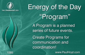 Paul Hoyt Energy of the Day - Program 2016-11-09