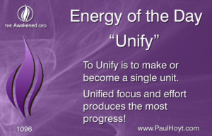 Paul Hoyt Energy of the Day - Unify 2016-11-20
