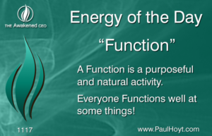 Paul Hoyt Energy of the Day - Function 2016-12-11