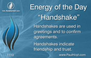 Paul Hoyt Energy of the Day - Handshake 2016-12-07