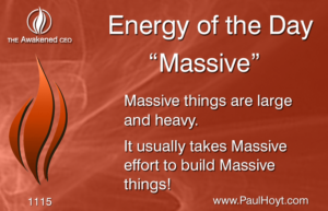 Paul Hoyt Energy of the Day - Massive 2016-12-09