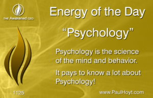 Paul Hoyt Energy of the Day - Psychology 2016-12-19