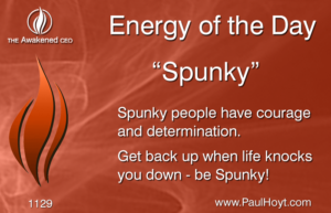 Paul Hoyt Energy of the Day - Spunky 2016-12-23