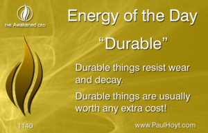 Paul Hoyt Energy of the Day - Durable 2017-01-03