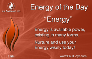 Paul Hoyt Energy of the Day - Energy 2017-01-27
