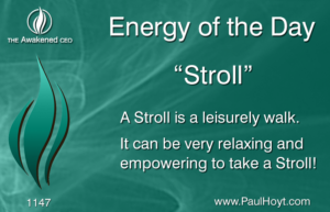 Paul Hoyt Energy of the Day - Stroll 2017-01-10