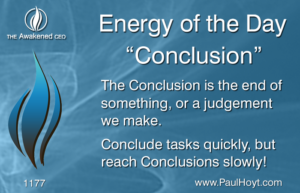 Paul Hoyt Energy of the Day - Conclusion 2017-02-09
