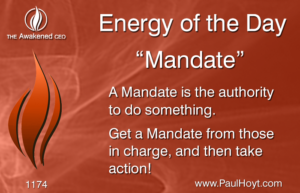 Paul Hoyt Energy of the Day - Mandate 2017-02-06