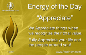 Paul Hoyt Energy of the Day - Appreciate 2017-03-11