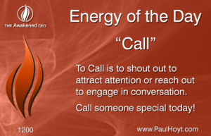 Paul Hoyt Energy of the Day - Call 2017-03-04