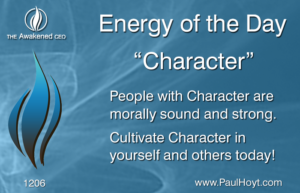 Paul Hoyt Energy of the Day - Character 2017-03-10