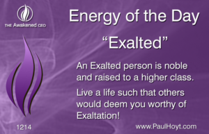 Paul Hoyt Energy of the Day - Exalted 2017-03-18