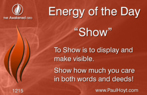 Paul Hoyt Energy of the Day - Show 2017-03-19