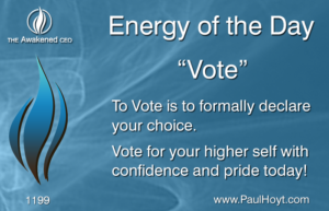 Paul Hoyt Energy of the Day - Vote 2017-03-03